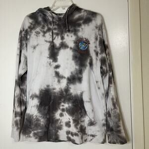 CHINATOWN MARKET TIE DYE BASKETBALL WORLD SOFT HOODIE PULLOVER MEDIUM